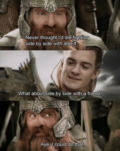 Legolas and Gimli